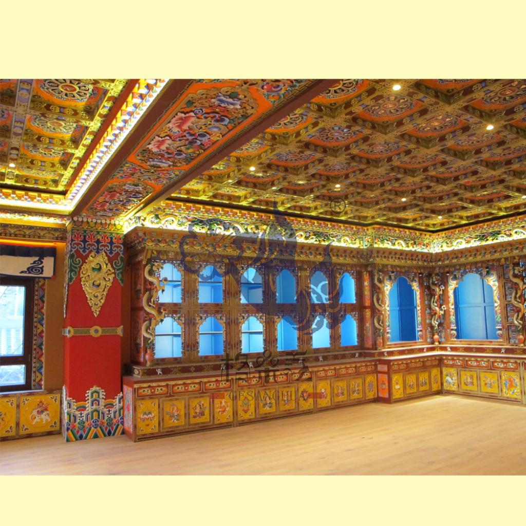 藏式建筑中的彩绘图案及其审美意蕴
